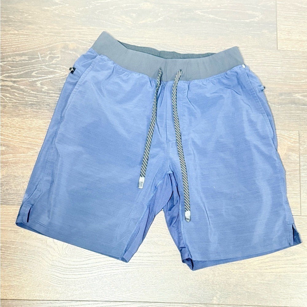 Fabletics Men's Athletic Shorts in Blue and Black Size M